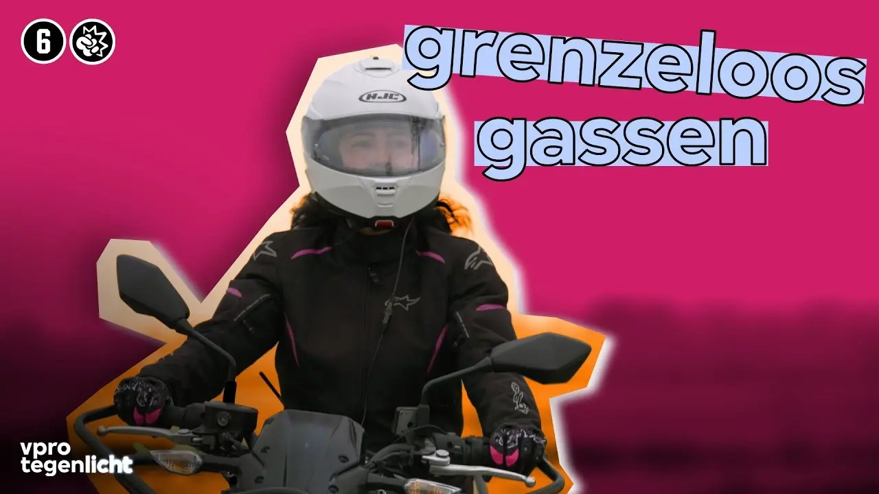 The first Afghan female motorcycle instructor in the world.